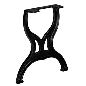 vidaXL Bench Legs 2 pcs. X-Frame Cast Iron