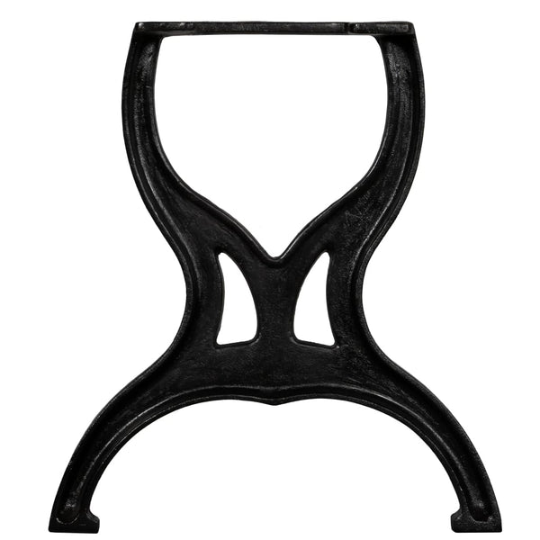 vidaXL Bench Legs 2 pcs. X-Frame Cast Iron