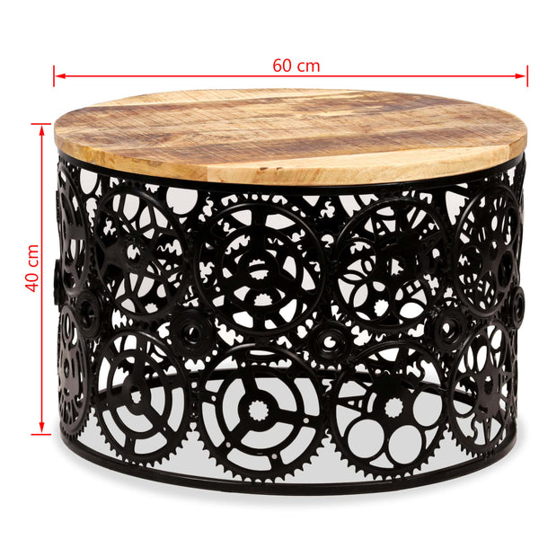 vidaXL Coffee Table Solid Mango Wood 60x40 cm