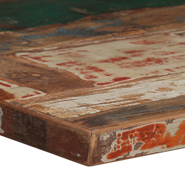 vidaXL Bar Table Solid Reclaimed Wood Multicolour 60x60x107 cm