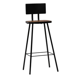 vidaXL Bar Stools 2 pcs. Solid Reclaimed Wood