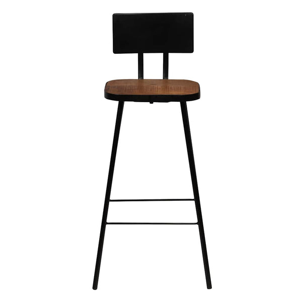 vidaXL Bar Stools 2 pcs. Solid Reclaimed Wood
