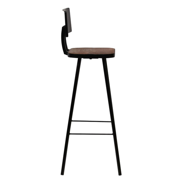vidaXL Bar Stools 4 pcs. Solid Reclaimed Wood