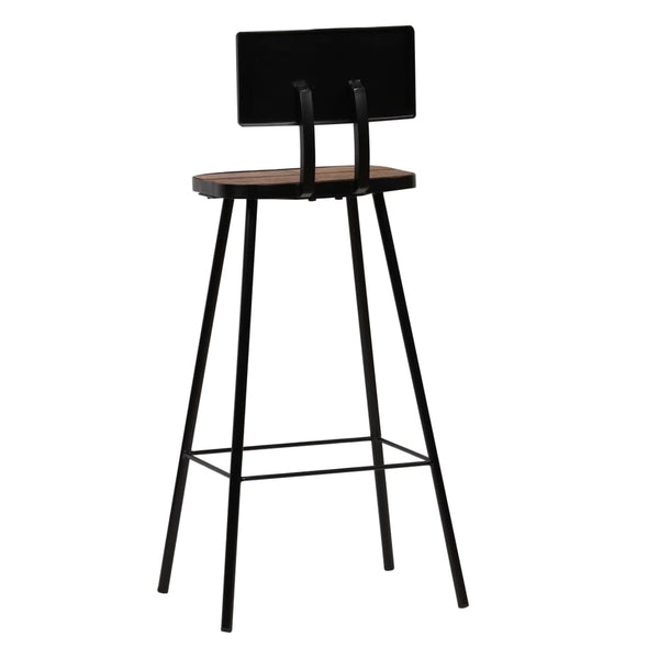 vidaXL Bar Stools 4 pcs. Solid Reclaimed Wood