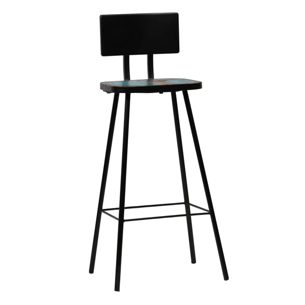 vidaXL Bar Stools 2 pcs. Solid Reclaimed Wood