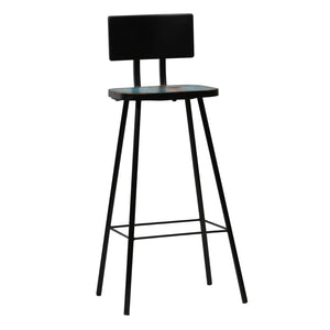 vidaXL Bar Stools 2 pcs. Solid Reclaimed Wood