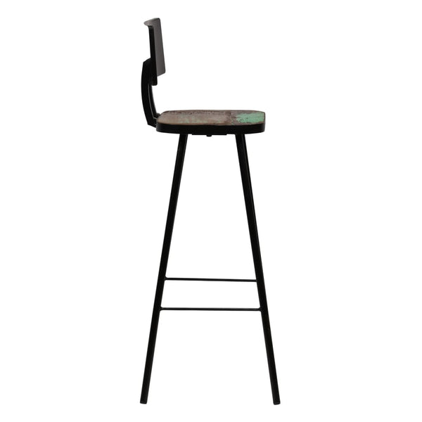 vidaXL Bar Stools 4 pcs. Solid Reclaimed Wood