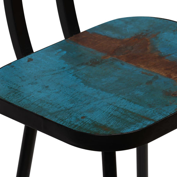 vidaXL Bar Stools 4 pcs. Solid Reclaimed Wood