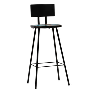 vidaXL Bar Stools 4 pcs. Solid Reclaimed Wood