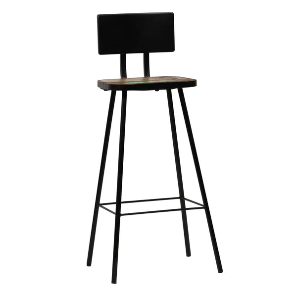 vidaXL Bar Stools 4 pcs. Solid Reclaimed Wood