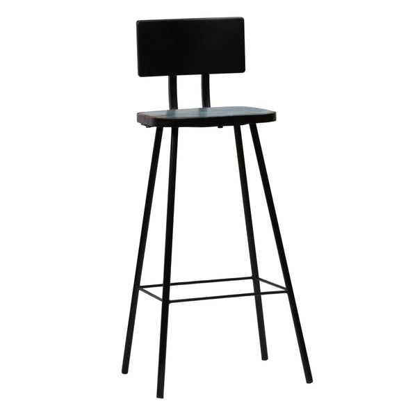 vidaXL Bar Stools 4 pcs. Solid Reclaimed Wood