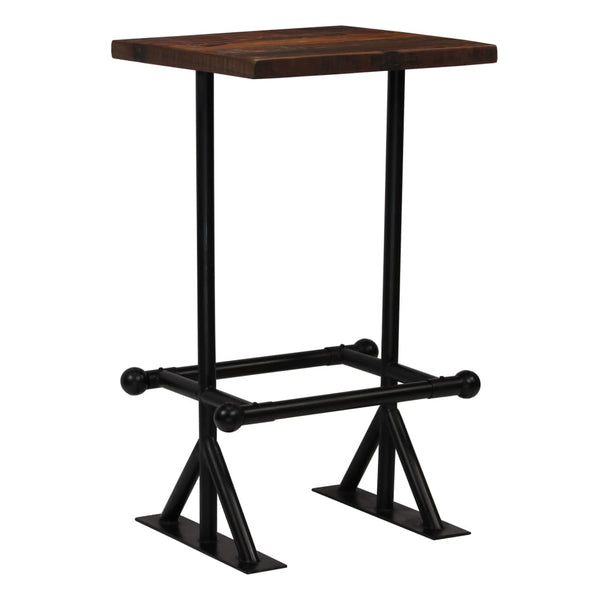 vidaXL 3-Piece Bar Set Solid Reclaimed Wood