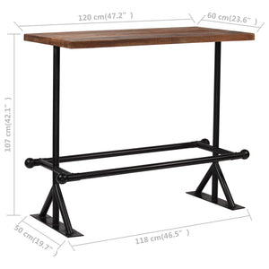 vidaXL 5-piece Bar Set Solid Reclaimed Wood