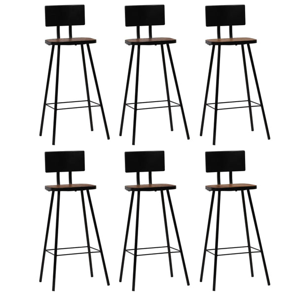 vidaXL 7-piece Bar Set Solid Reclaimed Wood