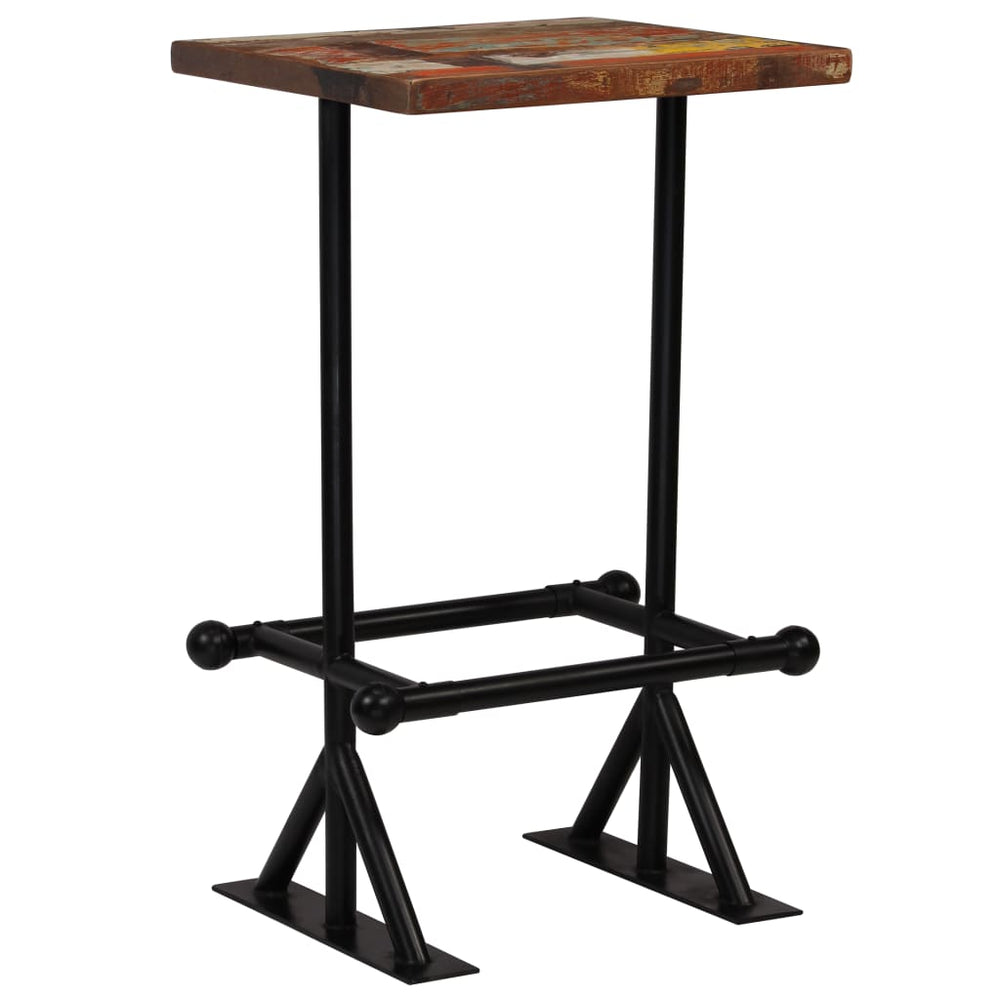 vidaXL 3-piece Bar Set Solid Reclaimed Wood Multicolored