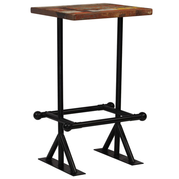 vidaXL 3-piece Bar Set Solid Reclaimed Wood Multicolored