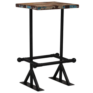 vidaXL 3-piece Bar Set Solid Reclaimed Wood Multicolored