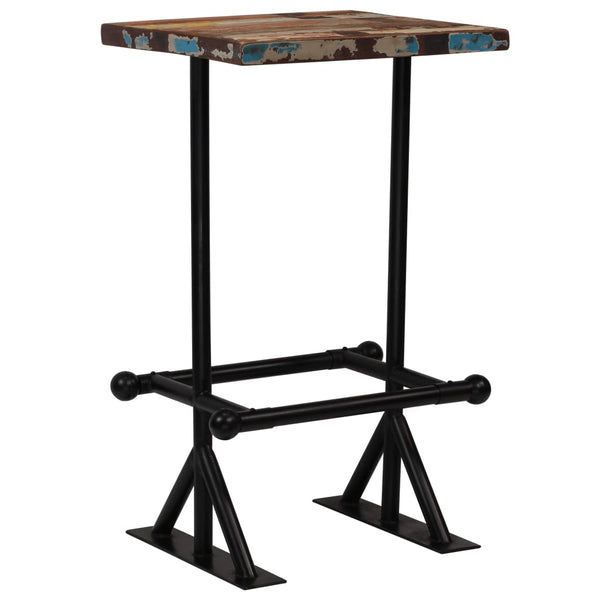 vidaXL 3-piece Bar Set Solid Reclaimed Wood Multicolored