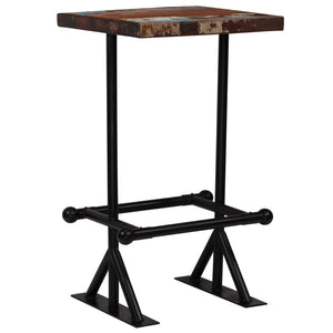 vidaXL 3-piece Bar Set Solid Reclaimed Wood Multicolored