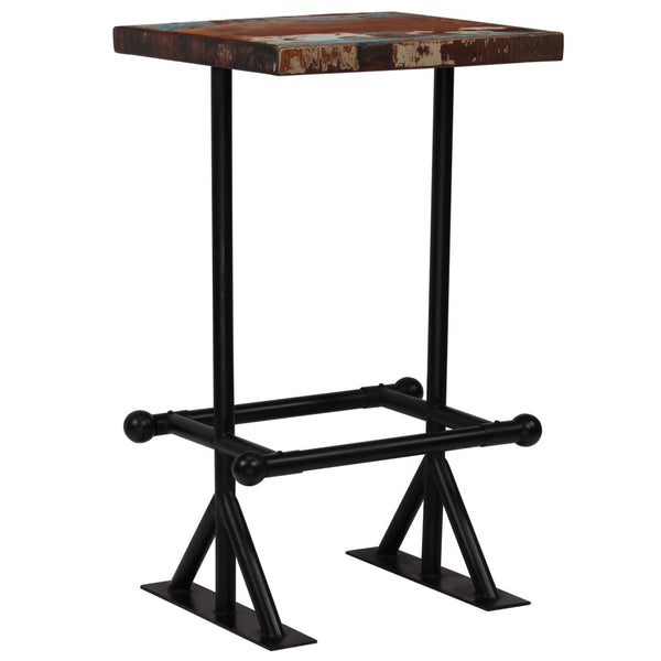 vidaXL 3-piece Bar Set Solid Reclaimed Wood Multicolored