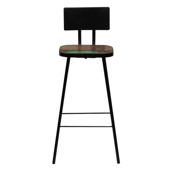 vidaXL 3-piece Bar Set Solid Reclaimed Wood Multicolored