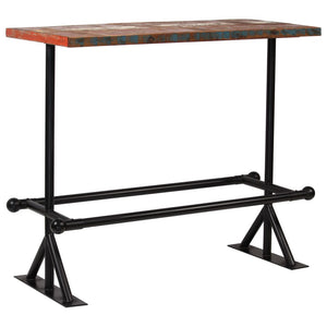 vidaXL 5-Piece Bar Set Solid Reclaimed Wood Multicolor