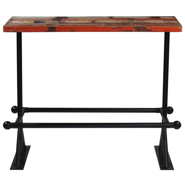 vidaXL 5-Piece Bar Set Solid Reclaimed Wood Multicolor