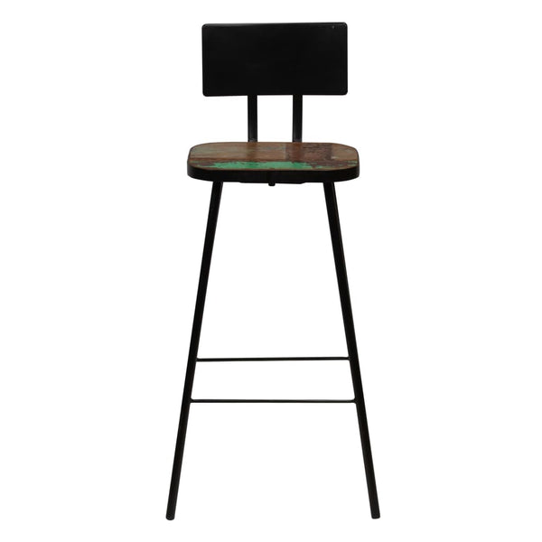 vidaXL 5-Piece Bar Set Solid Reclaimed Wood Multicolor
