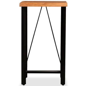 vidaXL Bar Table Solid Acacia Wood 60 x 60 x 107 cm