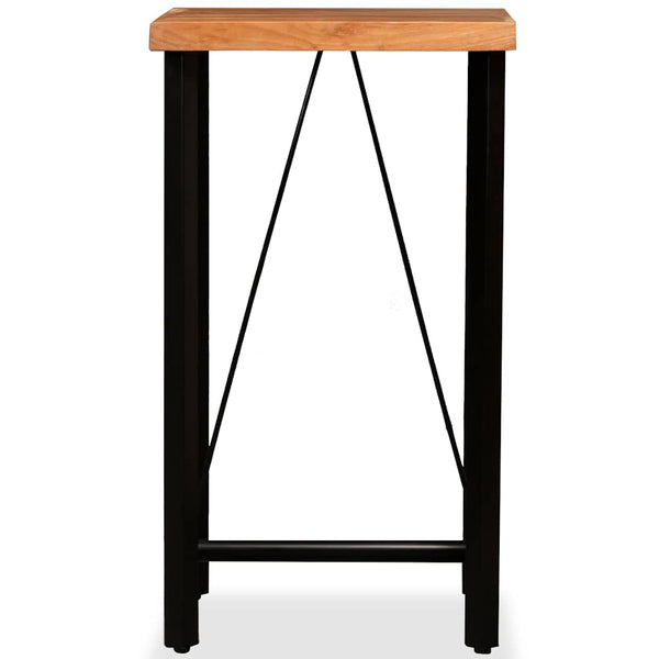 vidaXL Bar Table Solid Acacia Wood 60 x 60 x 107 cm