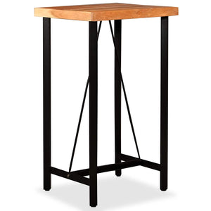 vidaXL Bar Table Solid Acacia Wood 60 x 60 x 107 cm