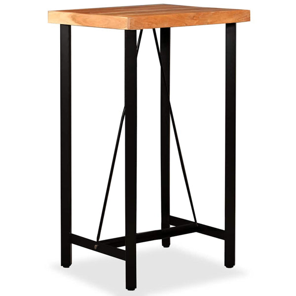 vidaXL Bar Table Solid Acacia Wood 60 x 60 x 107 cm