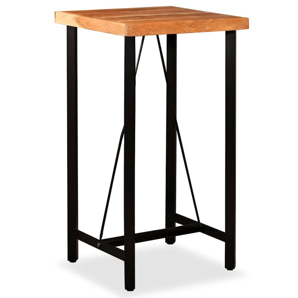 vidaXL Bar Table Solid Acacia Wood 60 x 60 x 107 cm