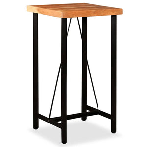 vidaXL Bar Table Solid Acacia Wood 60 x 60 x 107 cm