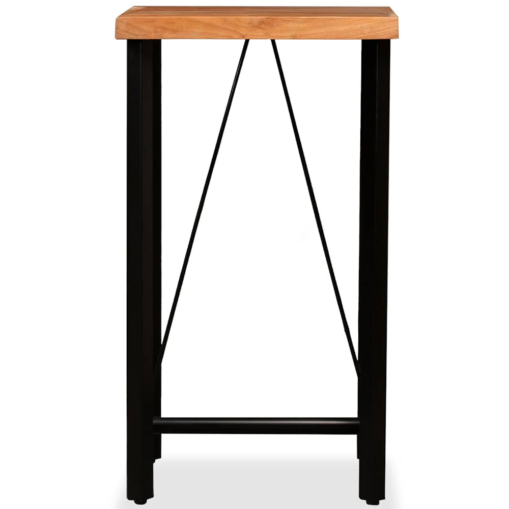 vidaXL Bar Table Solid Acacia Wood 60 x 60 x 107 cm