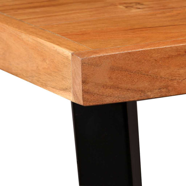 vidaXL Bar Table Solid Acacia Wood 60 x 60 x 107 cm