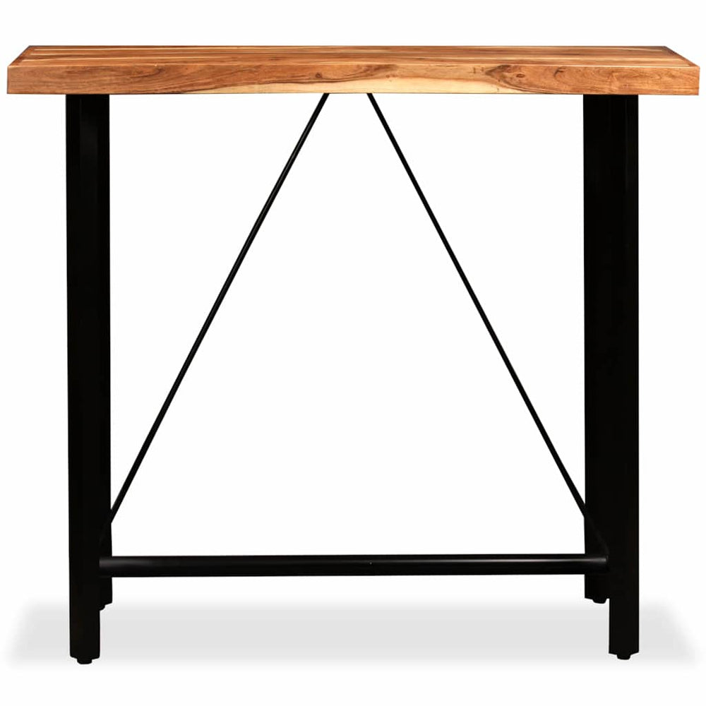 vidaXL Acacia Solid Wood Bar Table 120x60x107 cm