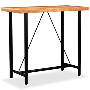 vidaXL Acacia Solid Wood Bar Table 120x60x107 cm