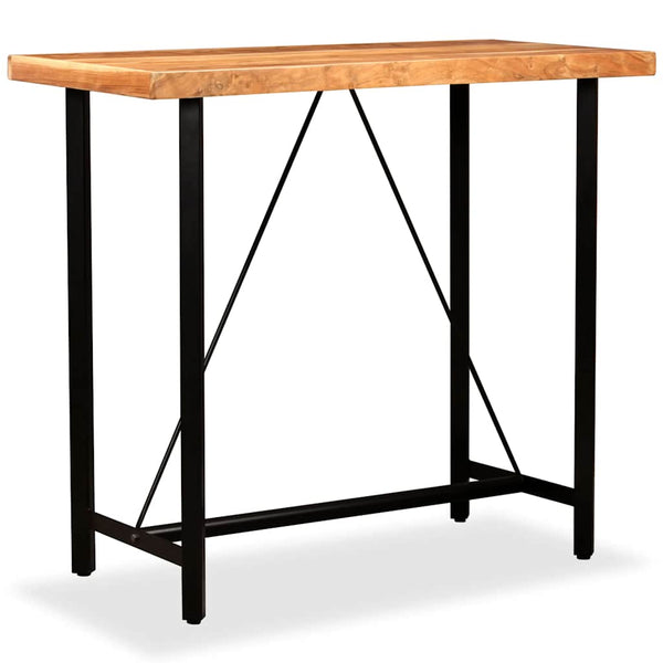 vidaXL Acacia Solid Wood Bar Table 120x60x107 cm