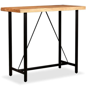 vidaXL Acacia Solid Wood Bar Table 120x60x107 cm