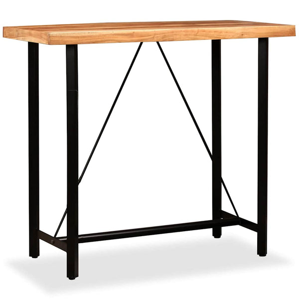 vidaXL Acacia Solid Wood Bar Table 120x60x107 cm