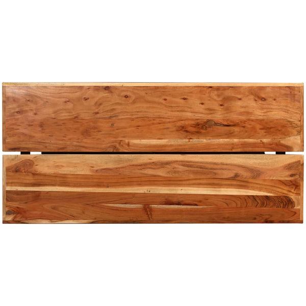 vidaXL Bar Table Solid Acacia Wood 150 x 70 x 107 cm