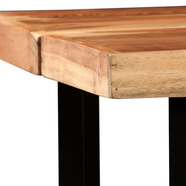vidaXL Bar Table Solid Acacia Wood 150 x 70 x 107 cm