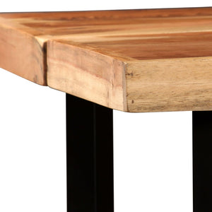 vidaXL Bar Table Solid Acacia Wood 150 x 70 x 107 cm