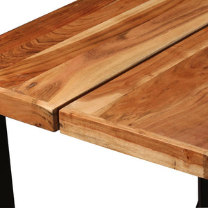 vidaXL Bar Table Solid Acacia Wood 150 x 70 x 107 cm