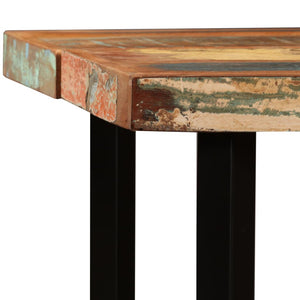 vidaXL Solid Reclaimed Wood Bar Table 150x70x107 cm