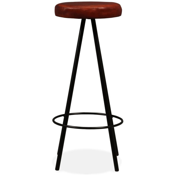 vidaXL Bar Stools 4 pcs. Genuine Leather