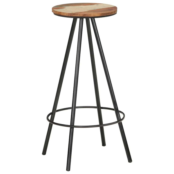 vidaXL Bar Stools 4 pcs. Solid Reclaimed Wood