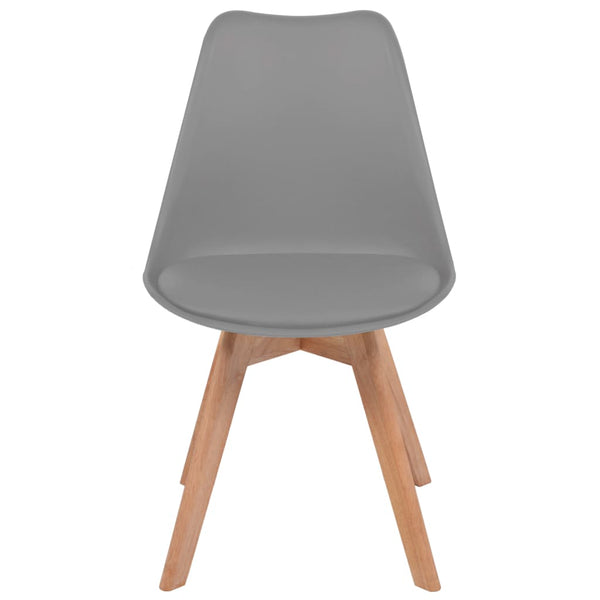 vidaXL Dining Chairs 6 pcs. Grey Plastic