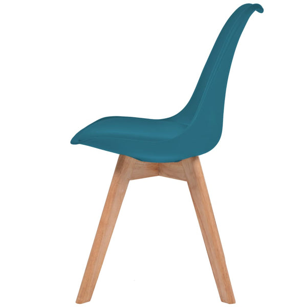 vidaXL Dining Chairs 6 pcs. Turquoise Plastic